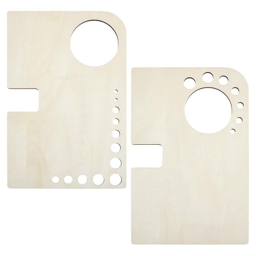 Caballete Mini Portátil de Madera BENECREAT 2 Piezas 15x23cm