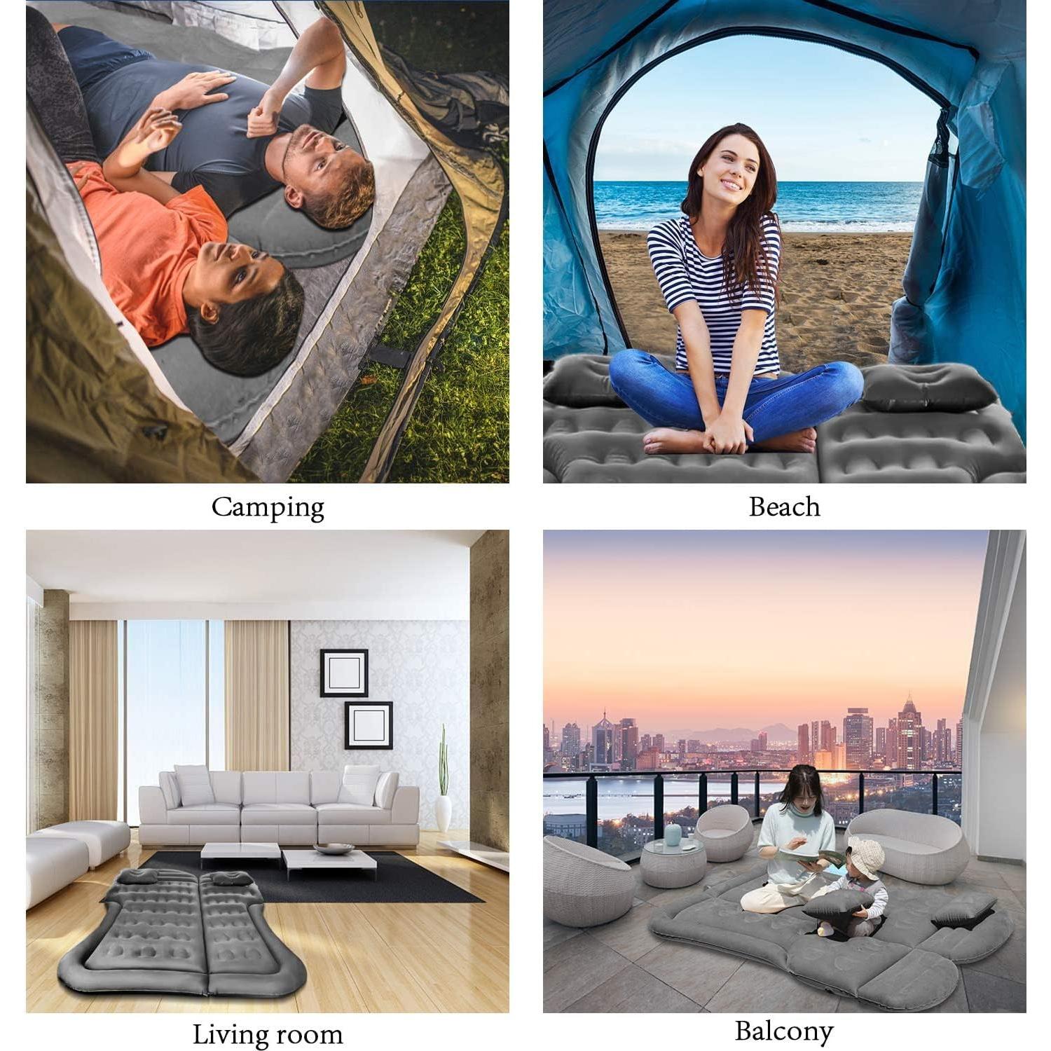 Colchón de Aire SUV SAYGOGO AM-S Inflable 175x130cm Gris