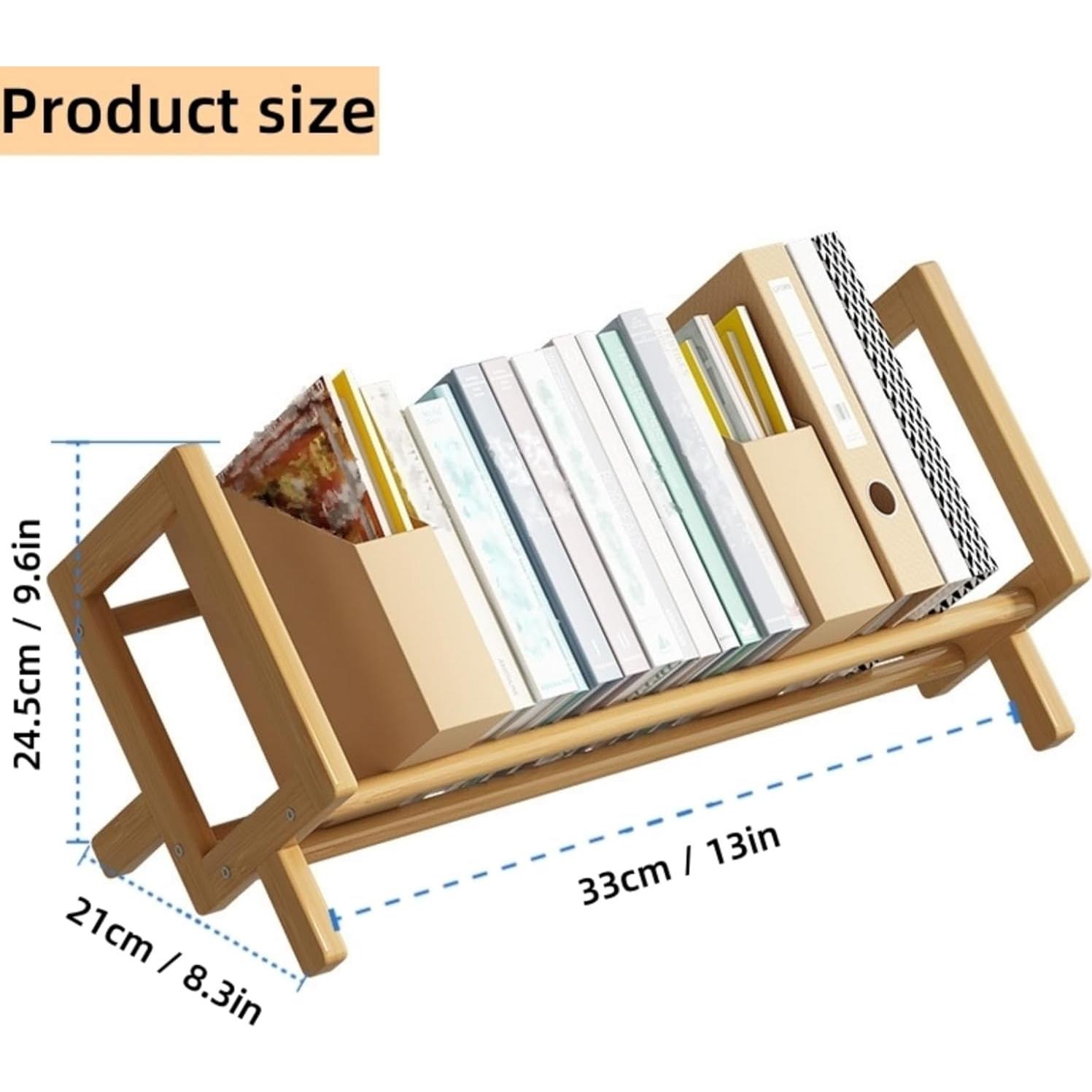 Estante de Escritorio de Bambú RAUWIZX 35.24x20.96x24.51 cm