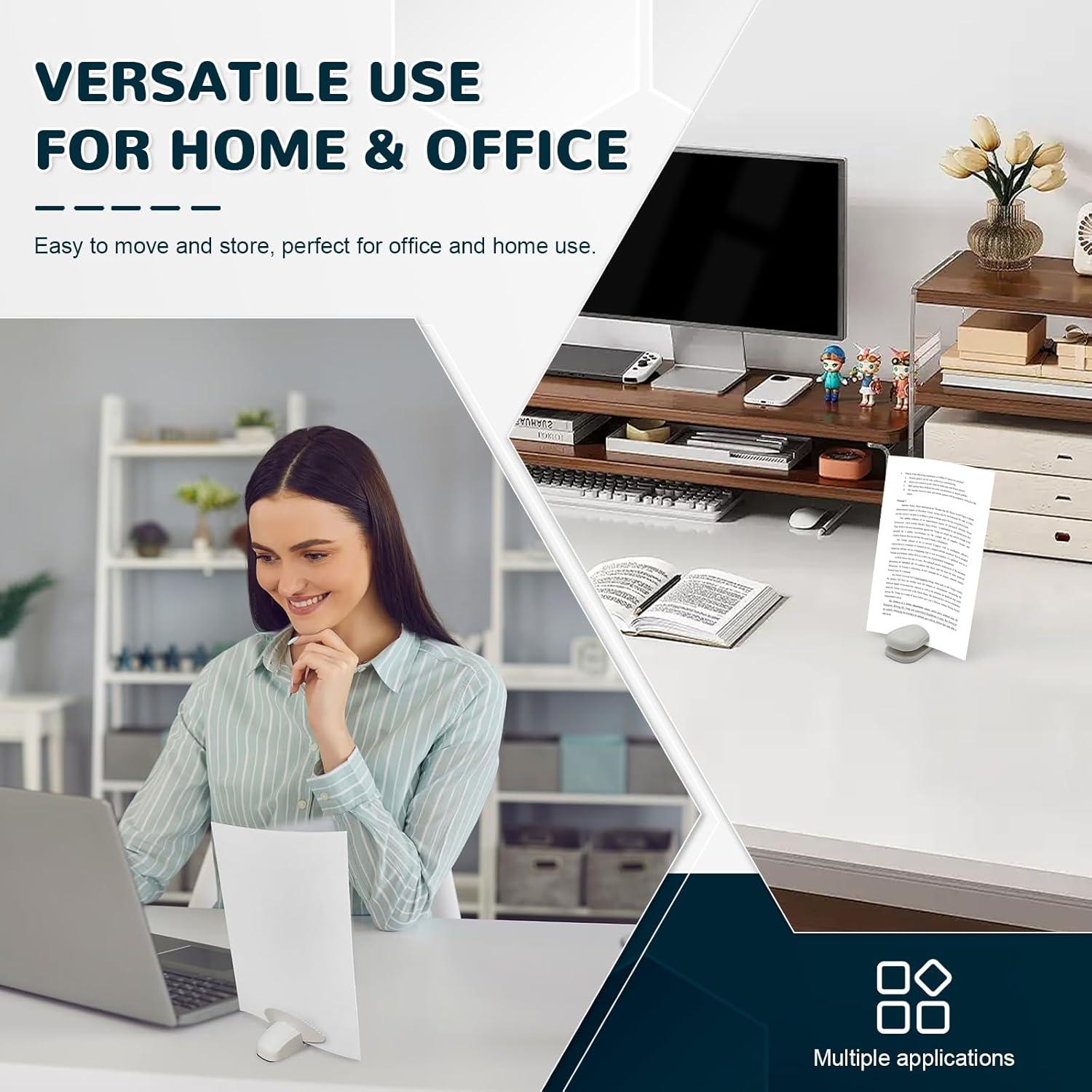 Soporte de Documentos A4 Genérico Blanco con Base Antideslizante