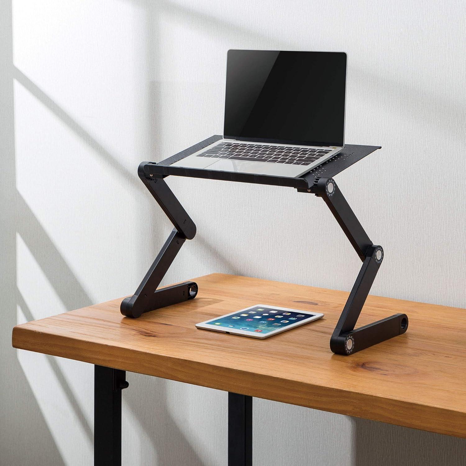 Soporte de Laptop Ajustable Mount-It! 42 cm Aluminio Gris