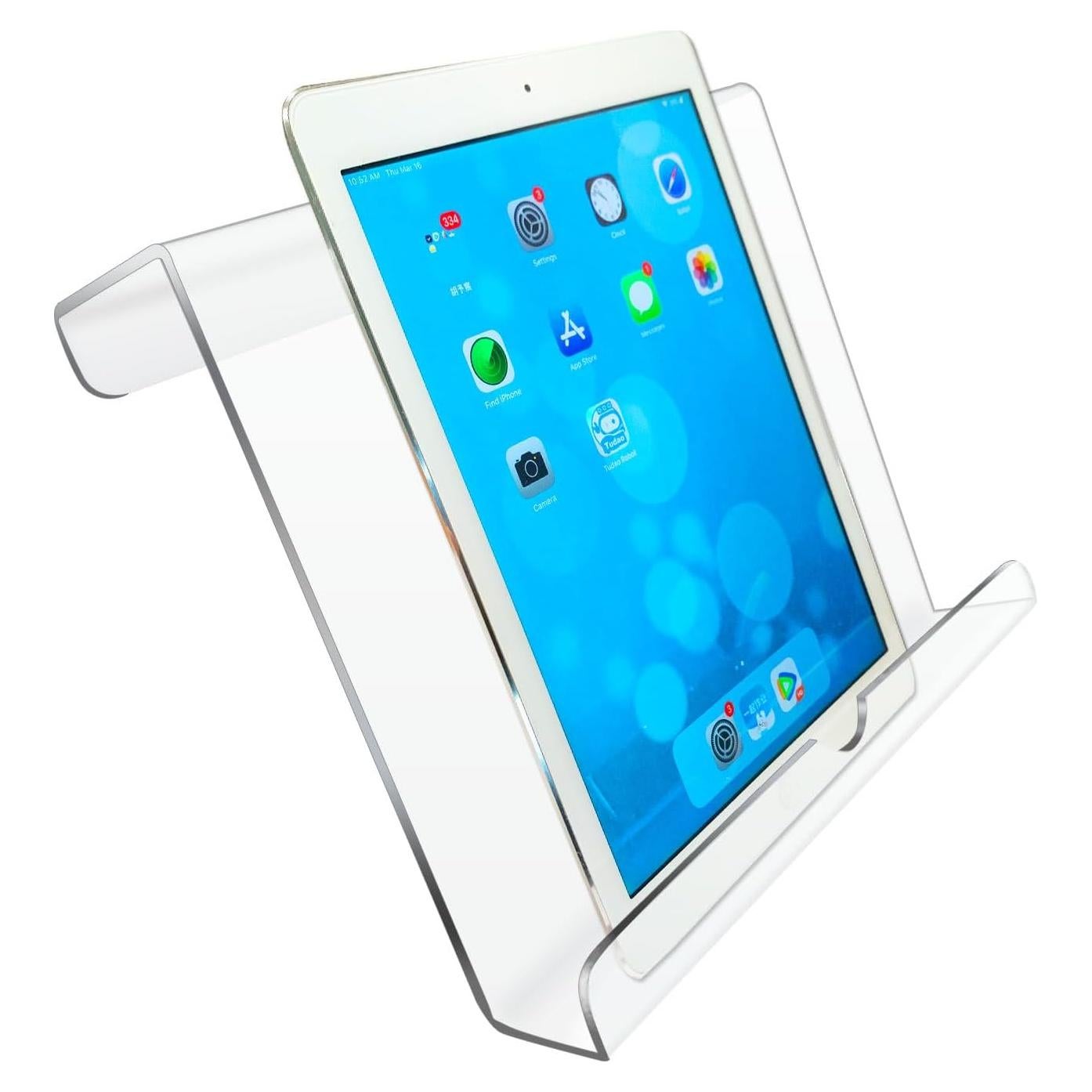 Soporte de Lectura Acrílico Qsxou para Bicicleta Estática 21.6x24.1cm