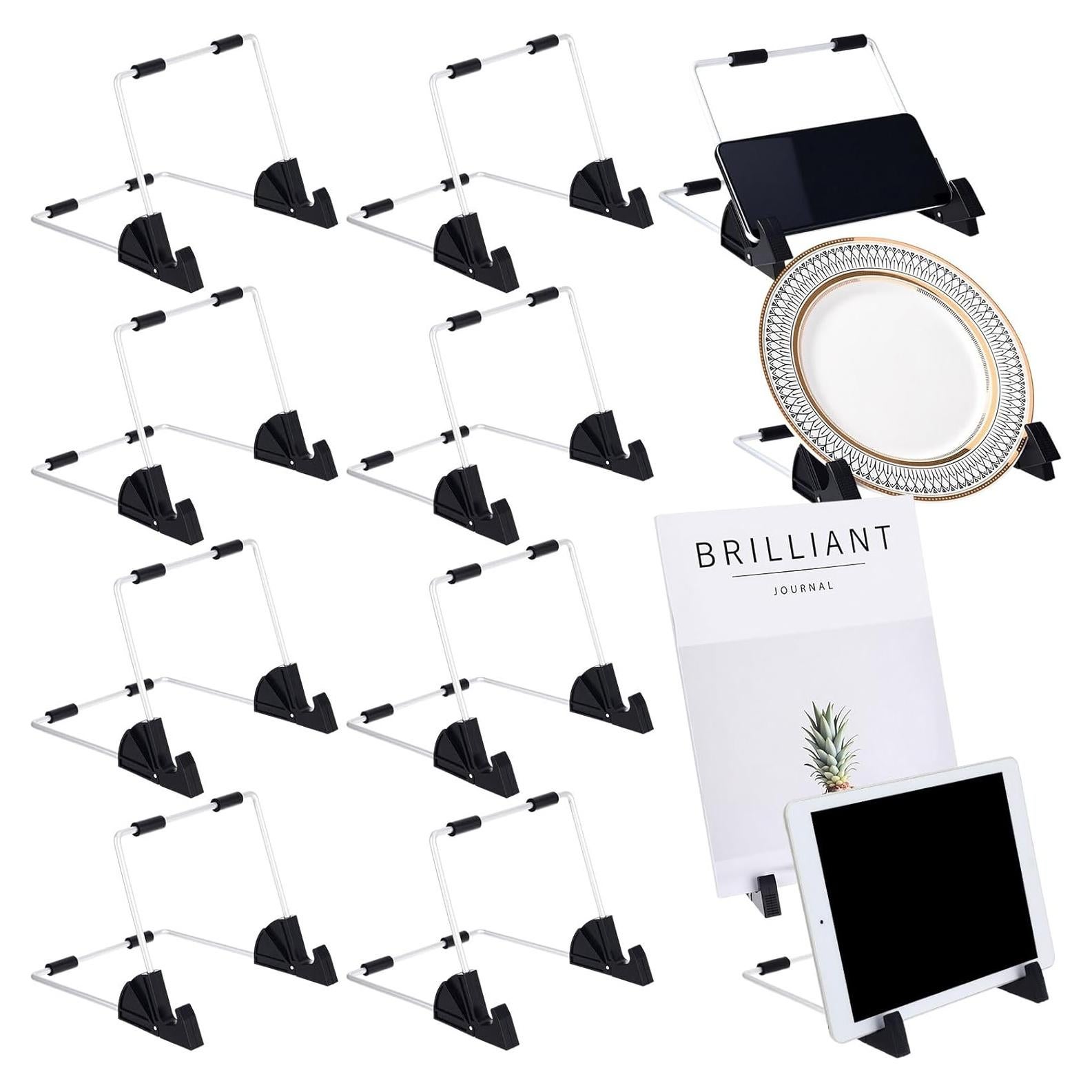 Soporte de Exhibición de Libros Metal Blulu 12 Pzas 16.5x15.5cm