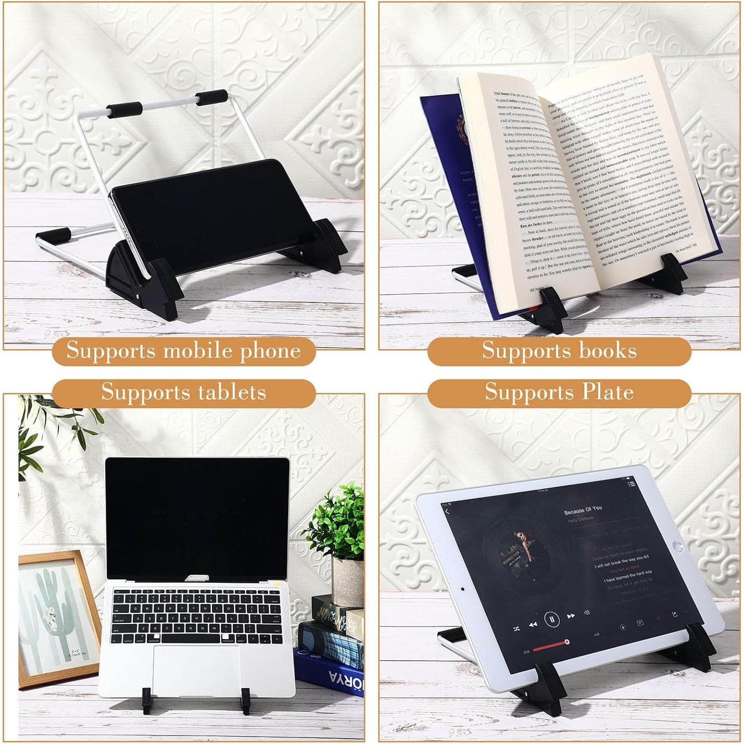 Soporte de Exhibición de Libros Metal Blulu 12 Pzas 16.5x15.5cm