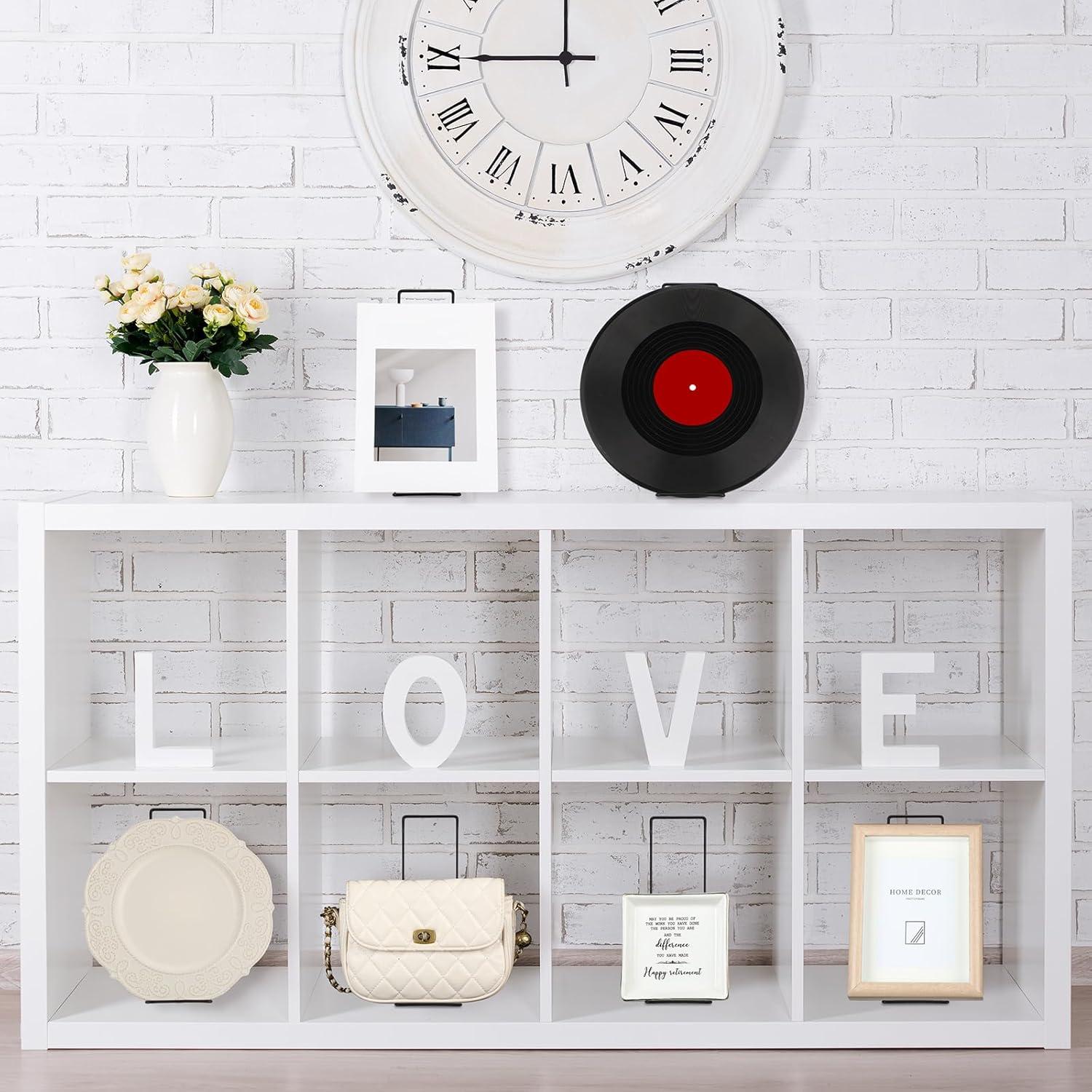 Paquete de 6 Soportes de Libro de Metal Ajustables 30 cm Memorywuu