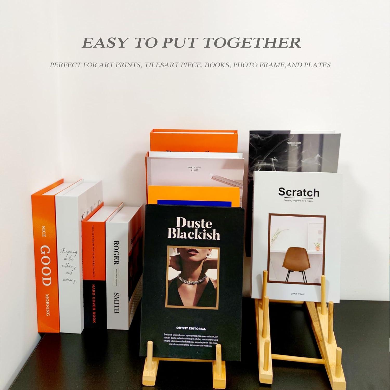 Soportes de Exhibición de Madera SRYESA para Platos - 2 Piezas