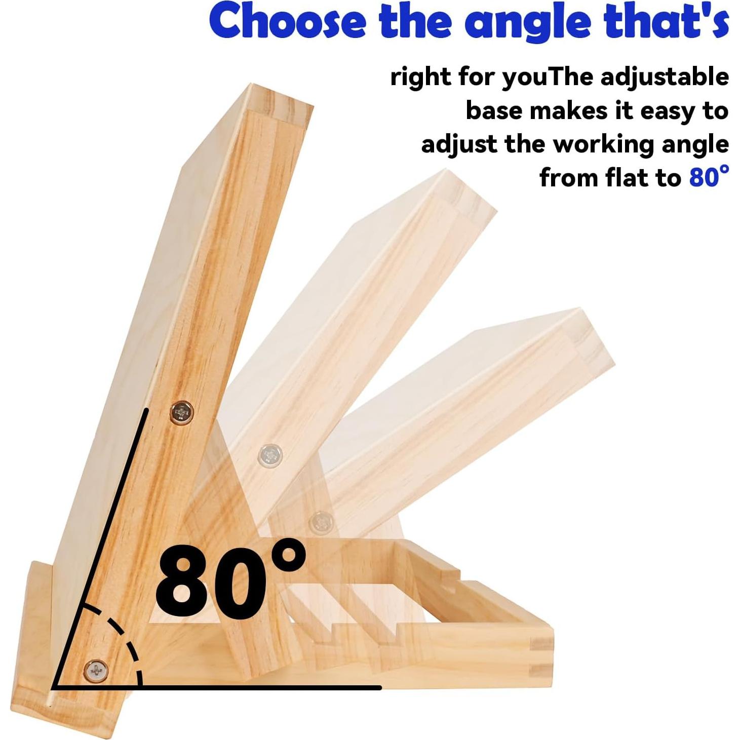 Caballete de Mesa DRAWLEX de Madera Ajustable 35x29 cm