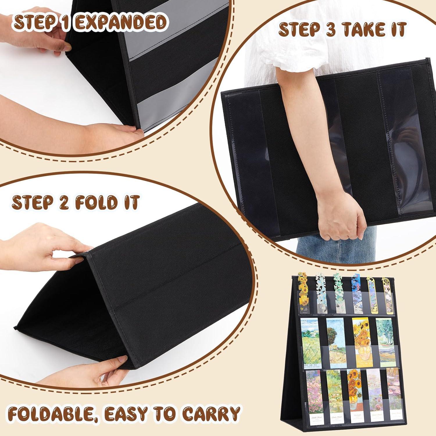 Soporte de Marcador Doble Cara Faccito 42x33 cm Negro