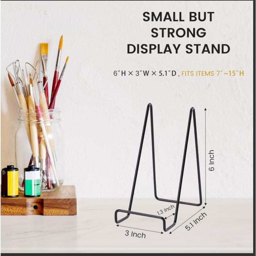 Paquete de 6 Soportes de Placas de 15 cm para Exhibición - Tongyuyan