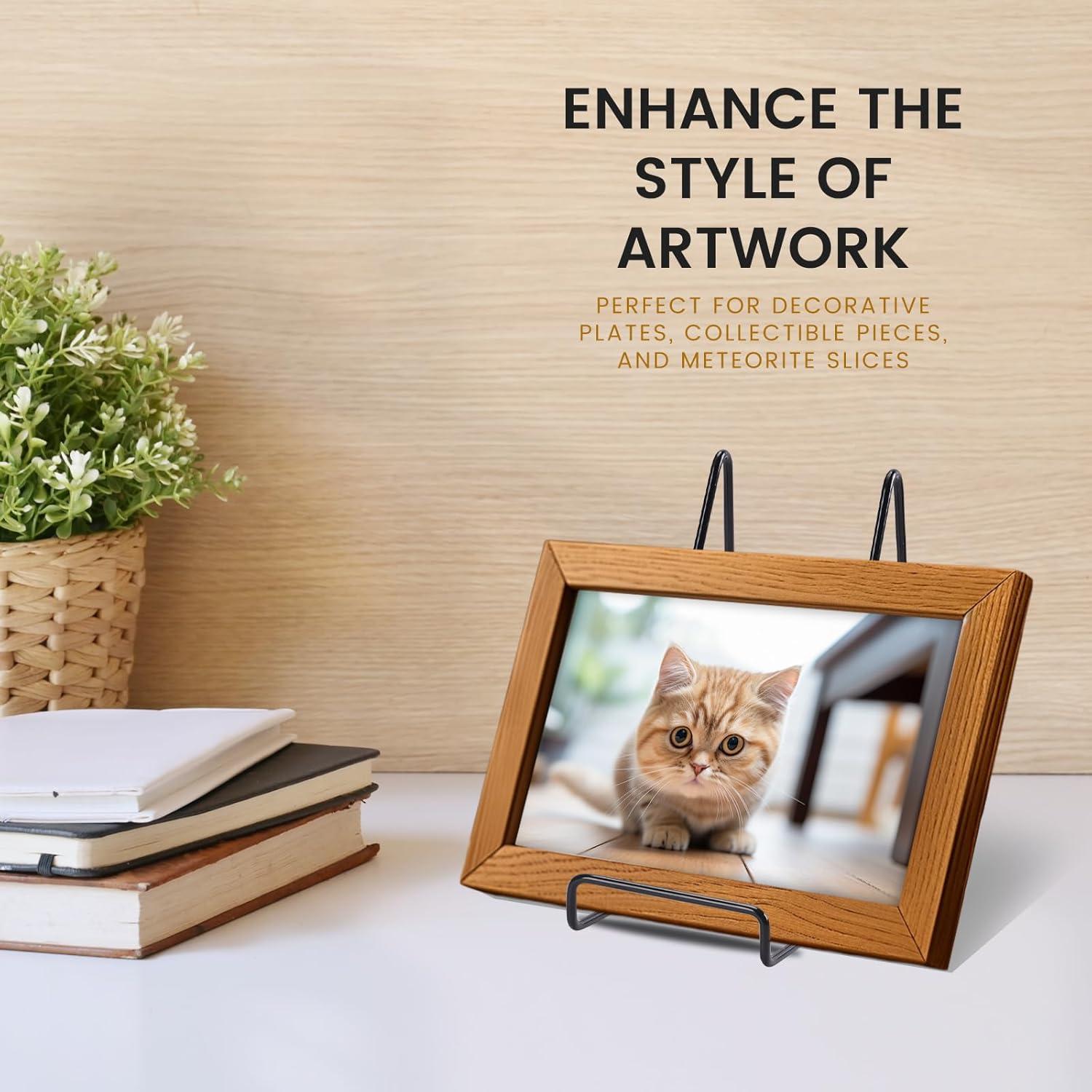 Paquete de 6 Soportes de Placas de 15 cm para Exhibición - Tongyuyan