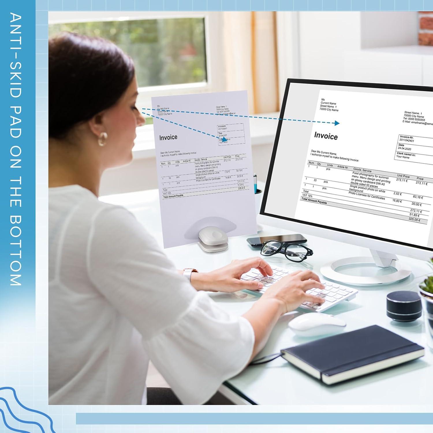 Soporte de Papel Faccito 3 Pcs Antideslizante Blanco