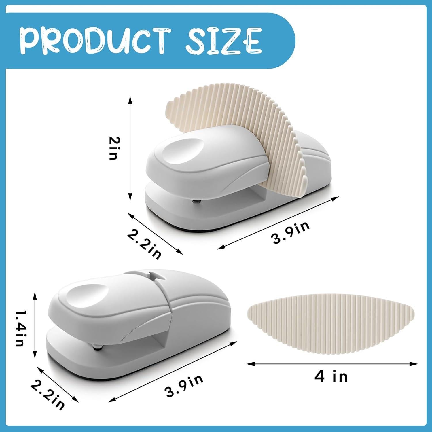 Soporte de Papel Faccito 3 Pcs Antideslizante Blanco