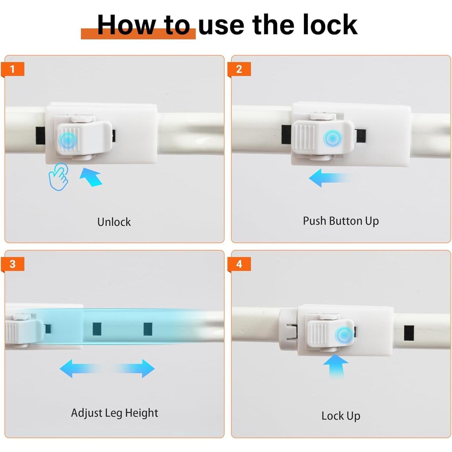 Mesa de cama ajustable DECOSIS Rosa con USB y almacenamiento