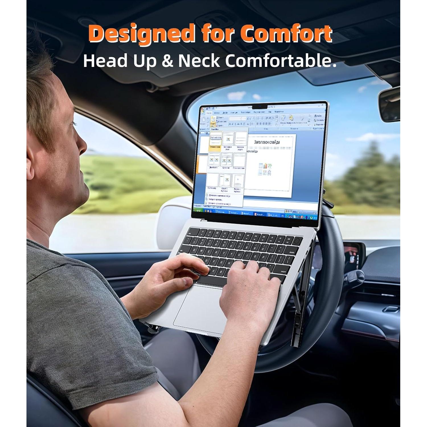 Soporte de Laptop para Auto DICMKY Ajustable en Altura