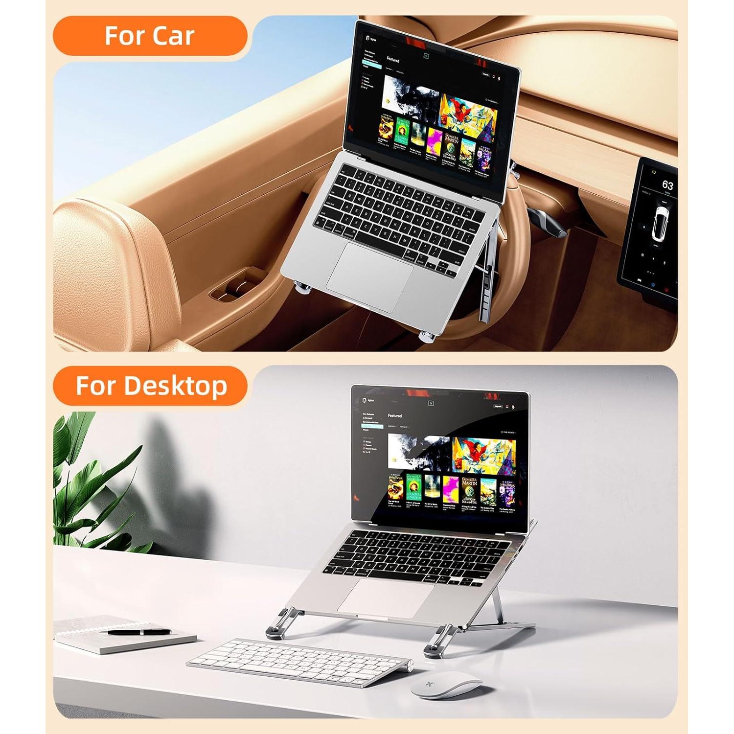Soporte de Laptop para Auto DICMKY Ajustable en Altura