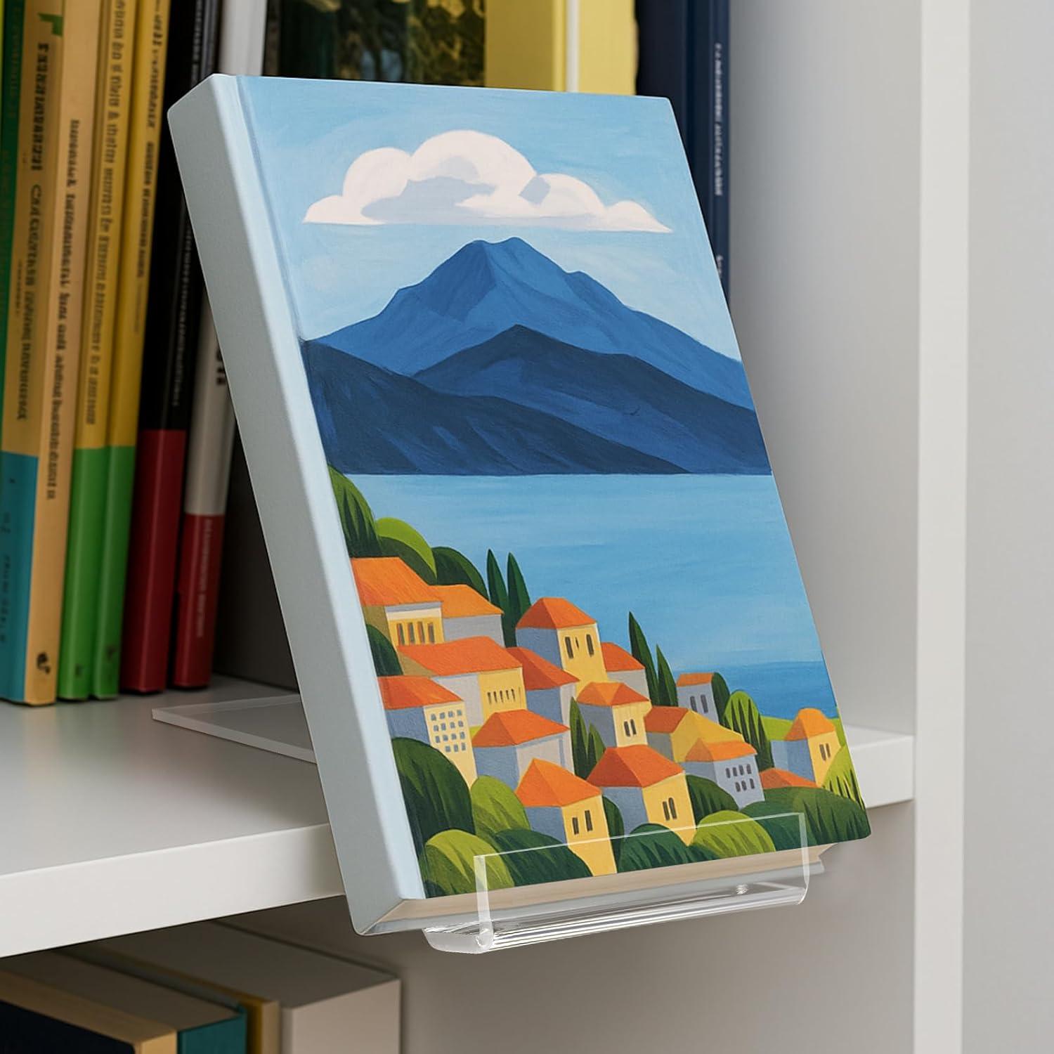 Paquete de 4 Soportes de Acrílico Transparentes Memorywuu