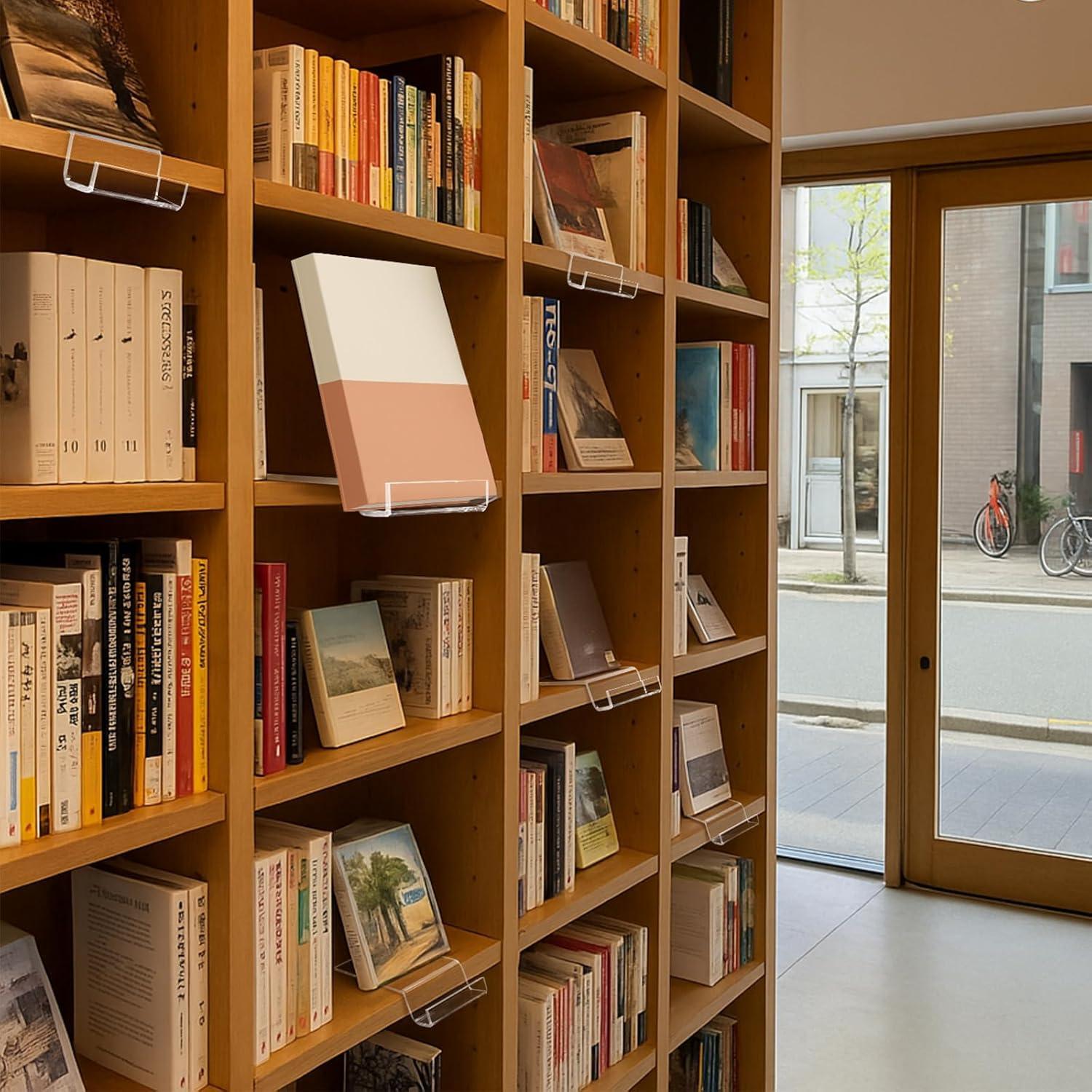 Paquete de 4 Soportes de Acrílico Transparentes Memorywuu