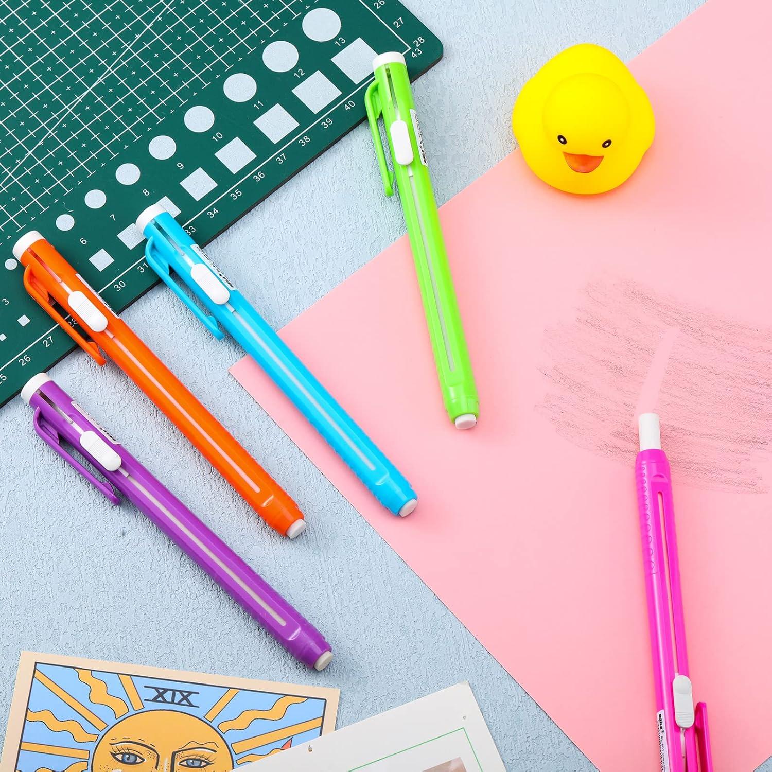 Gomas de Borrar Retráctiles Teling 30 Pcs Multicolor