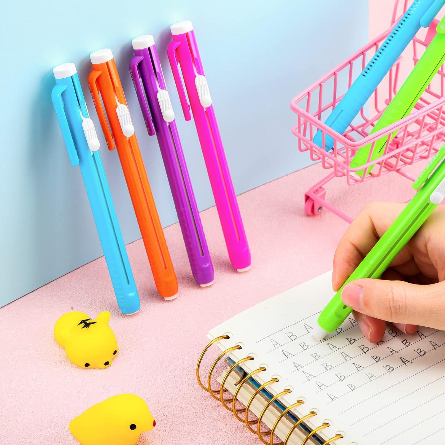 Gomas de Borrar Retráctiles Teling 30 Pcs Multicolor