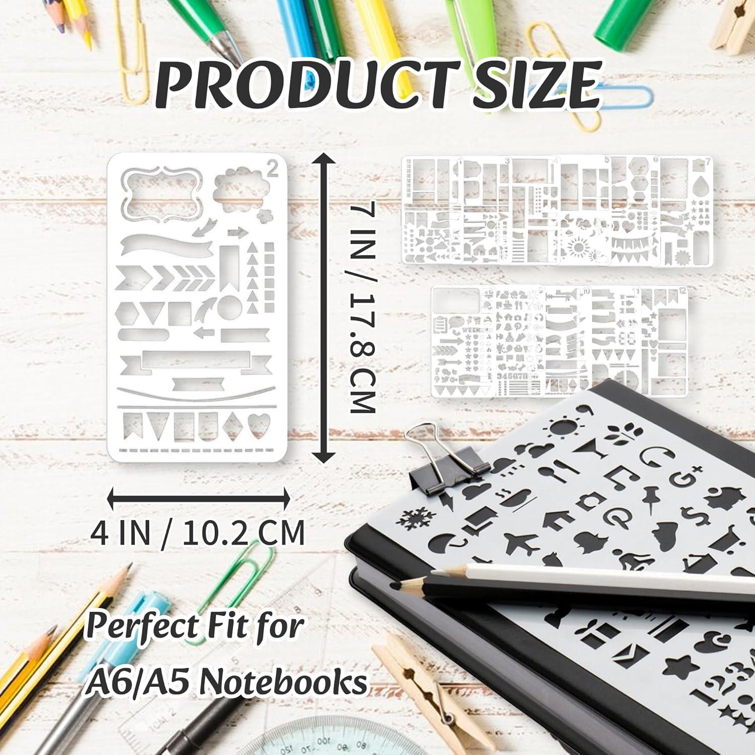 Plantillas de Registro Reutilizables OCPCRN 12 Piezas 10x17 cm