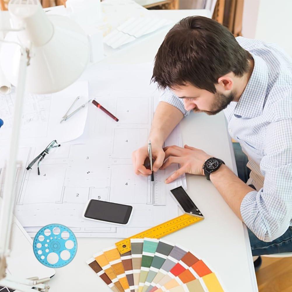 Plantilla de Círculo de 4 Piezas Capiant - Dibujo Geométrico