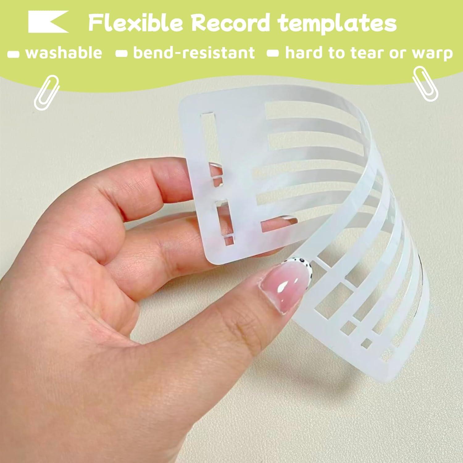 Conjunto de Plantillas Reutilizables Riomh 9 Piezas para Planificadores