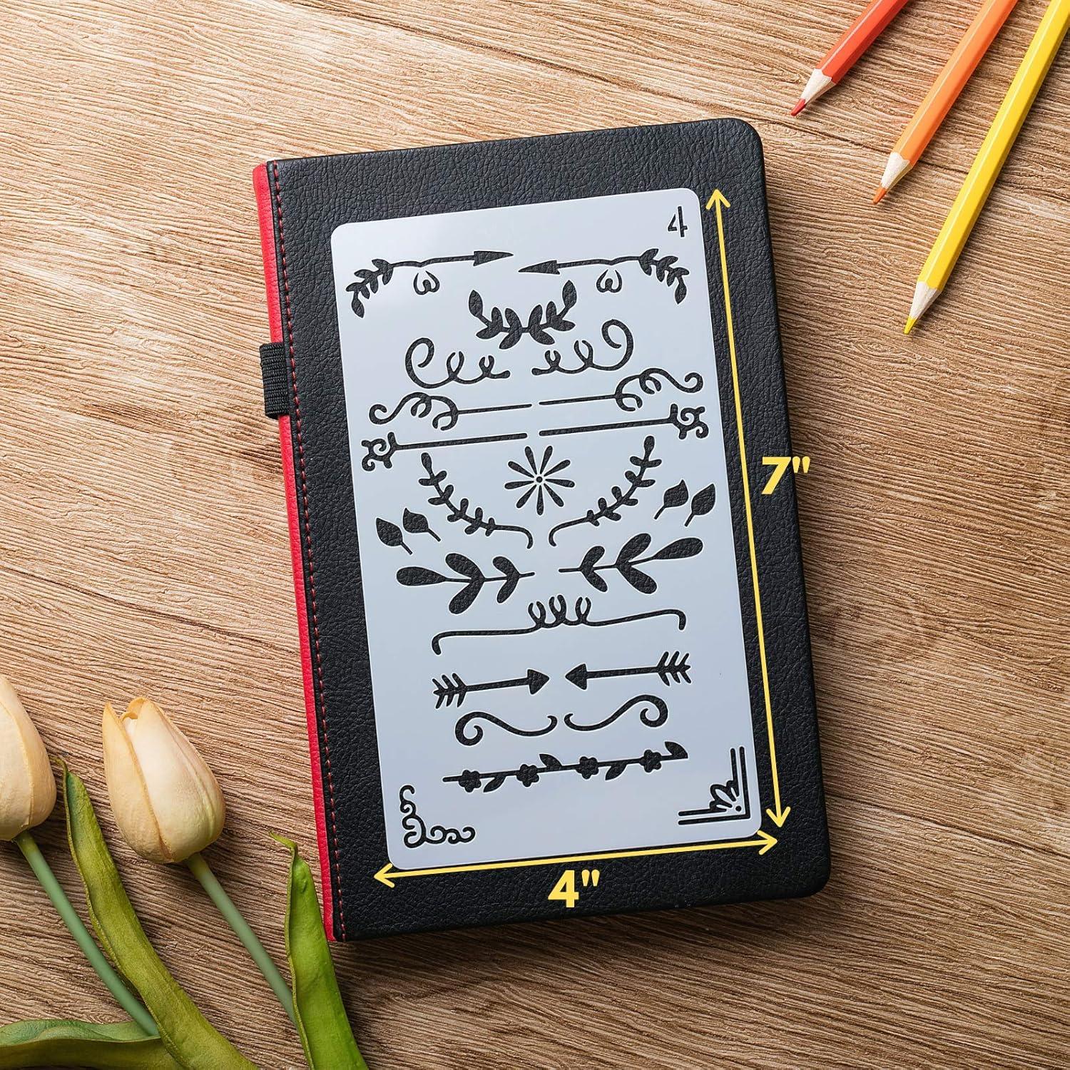 Paquete de 12 Plantillas para Diario Mr. Pen 10.16x17.78 cm