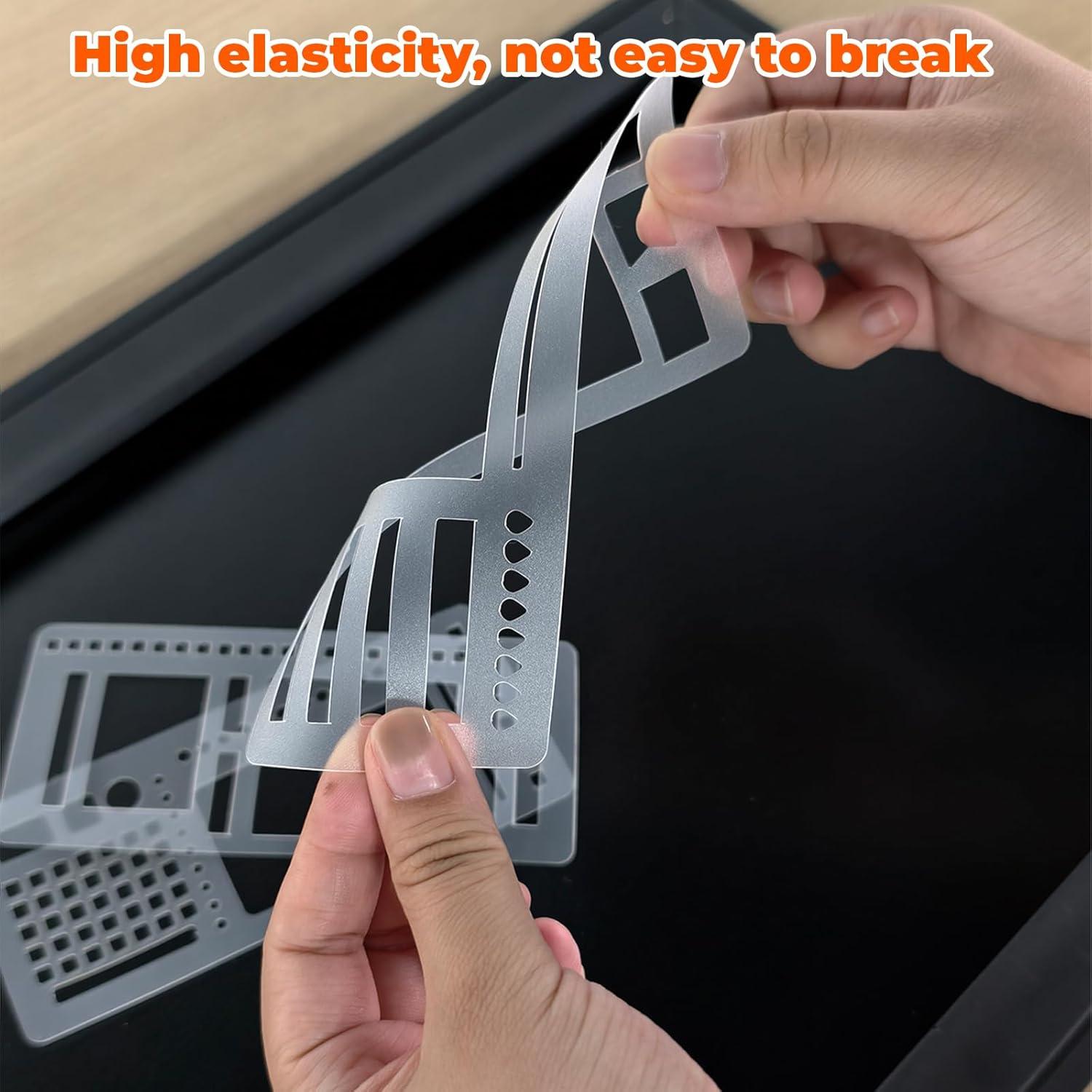 Plantillas de Registro Flexible Pricyru - 3 Paquetes para Diarios