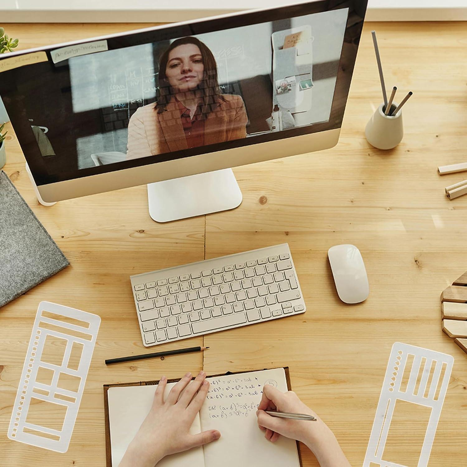 Plantillas de Registro Flexible Pricyru - 3 Paquetes para Diarios