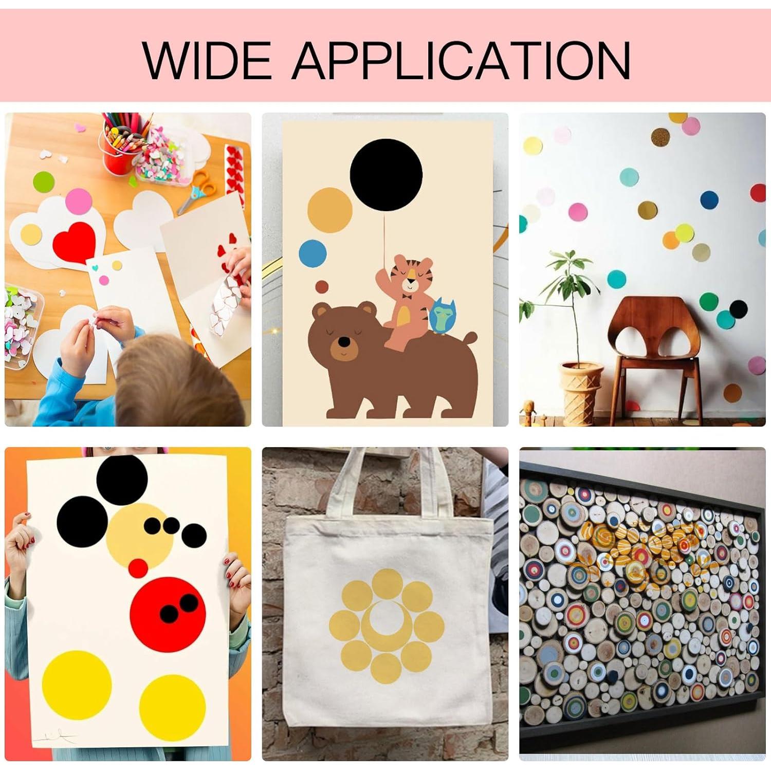 Plantilla de Círculo Grande 8 Piezas HVSWLY para Pintura