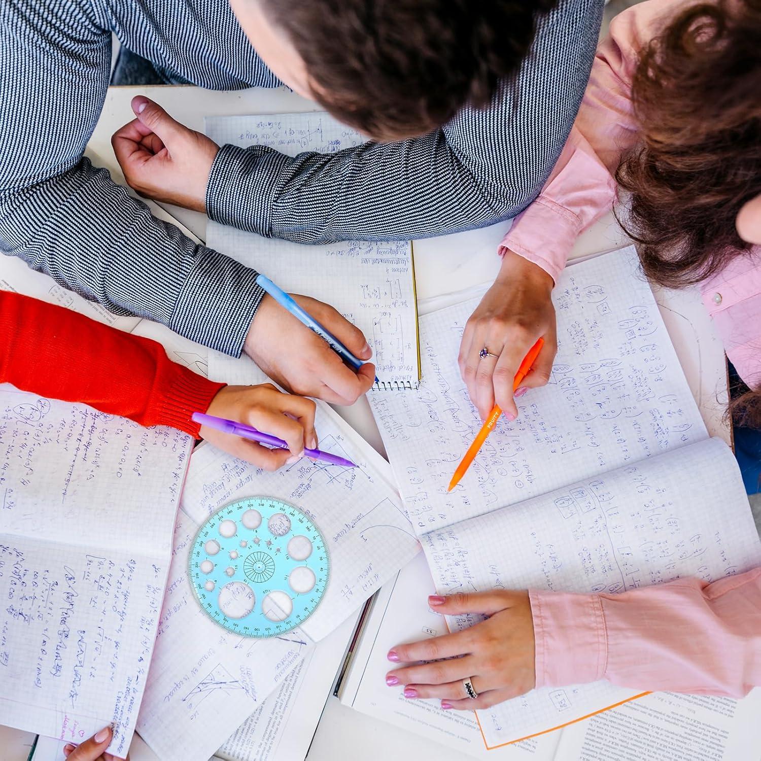 Plantilla de Círculo para Dibujar BOHUIZ 11.5 cm Azul