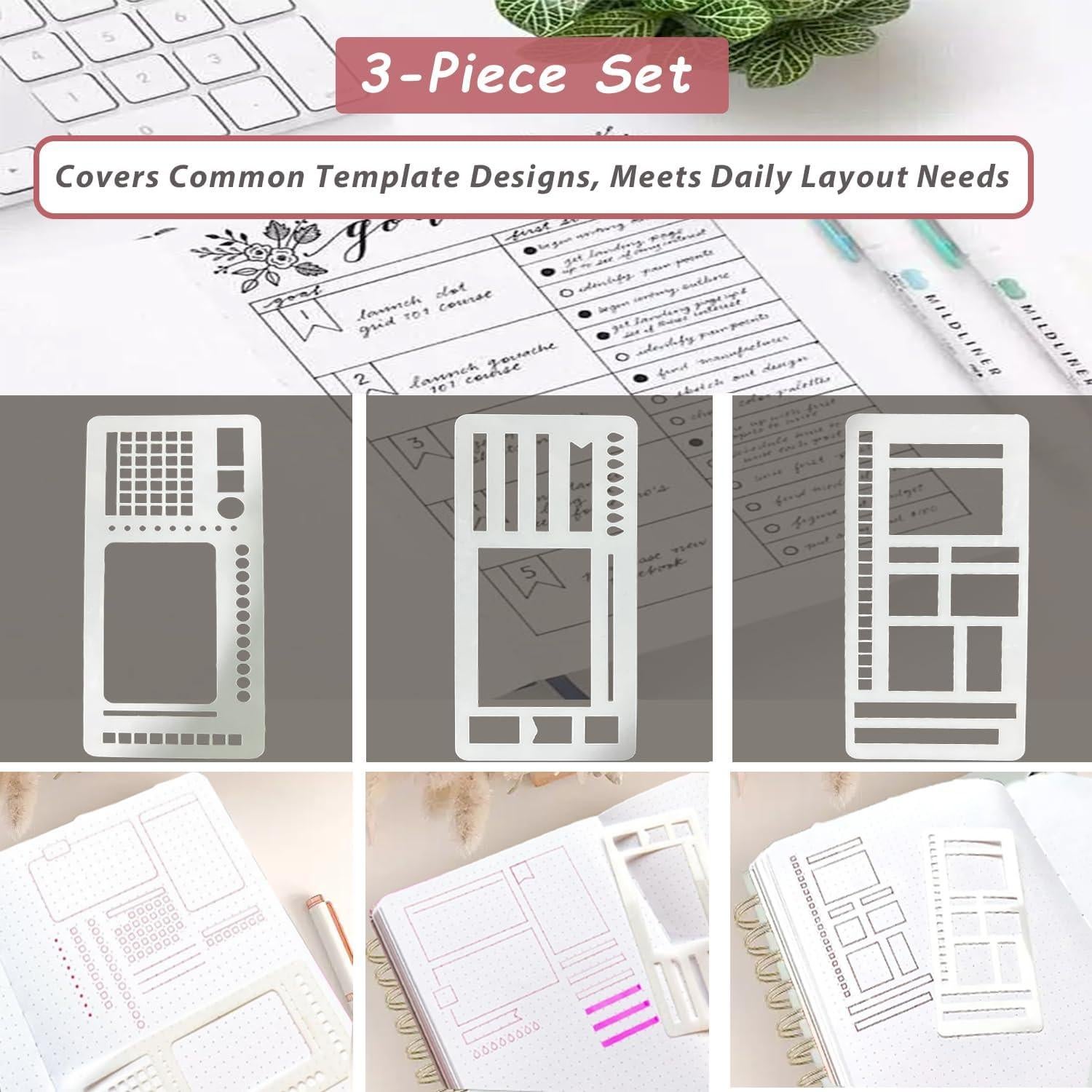 Plantillas de Registro Flexible PMDYBY64, 3PC Reutilizables