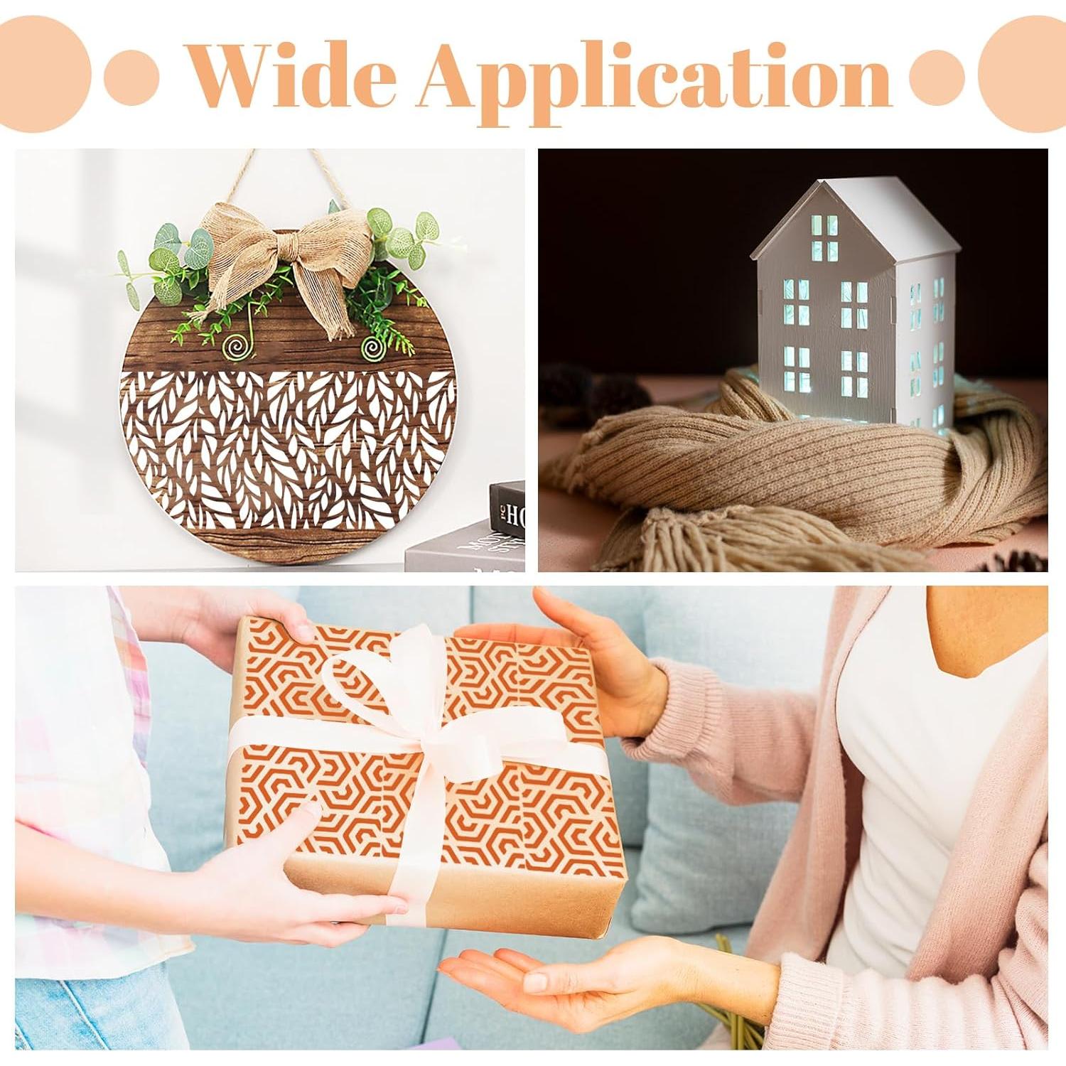 24 Plantillas Geométricas Reutilizables WSICSE 16x16cm