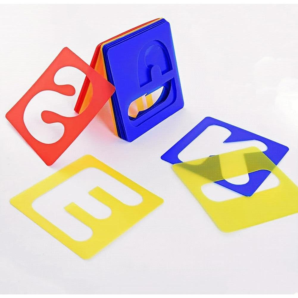 Plantillas de Letras Plástico 26 Pcs 7.6 cm ccHuDE