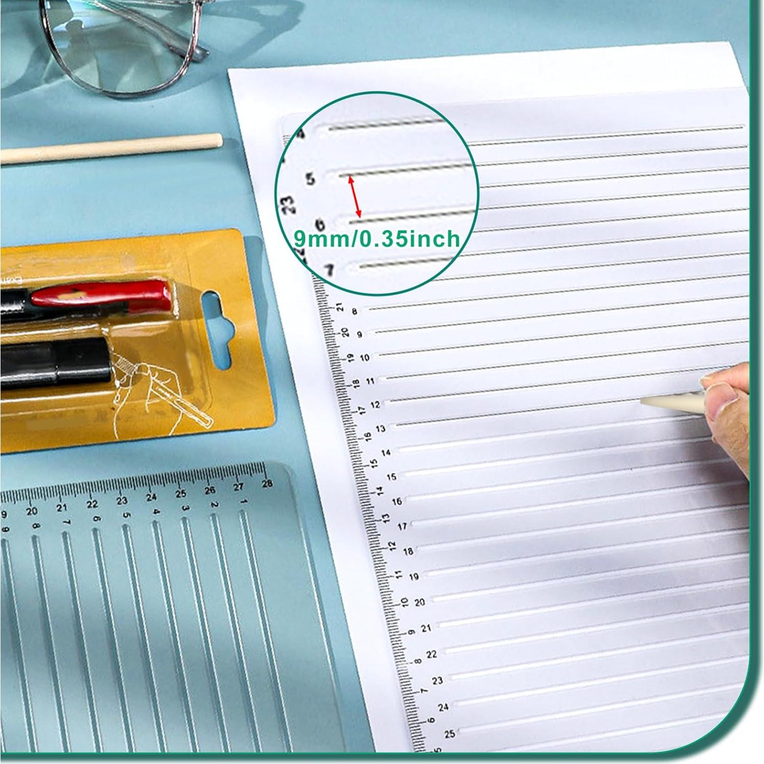 Plantilla de Línea Recta InnoHHustle con Marcador 9mm