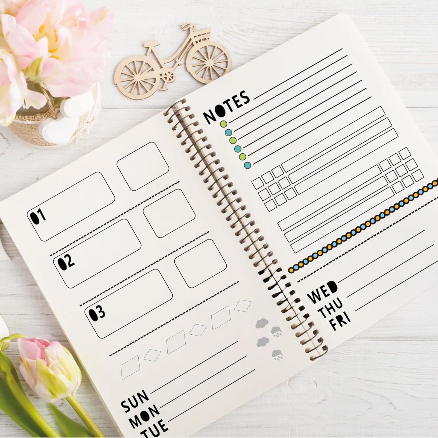 Plantillas de Metal Boqon para Planificador 4x7 cm y Regla 2.5x7 cm