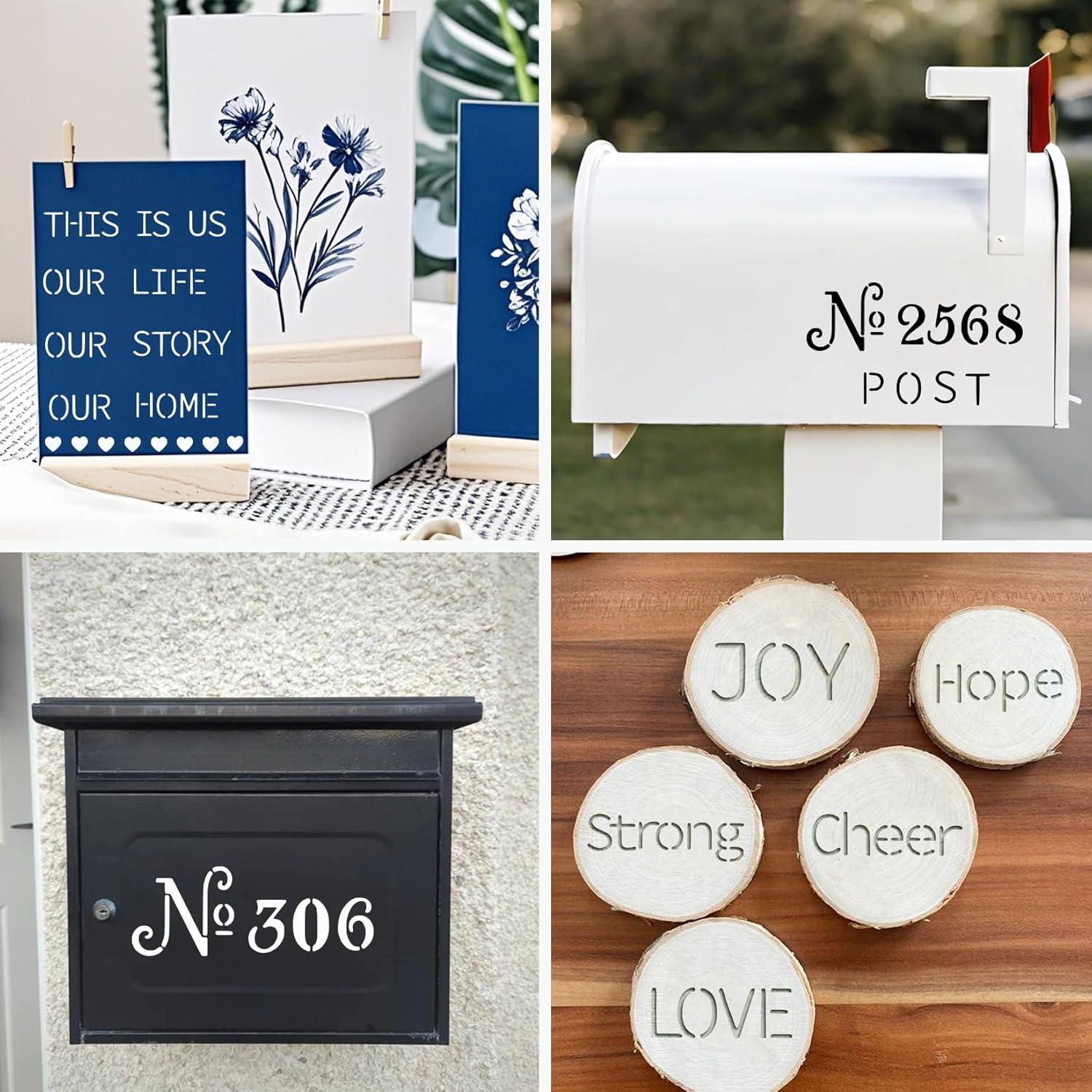 Plantillas de Metal Boqon para Planificador 4x7 cm y Regla 2.5x7 cm