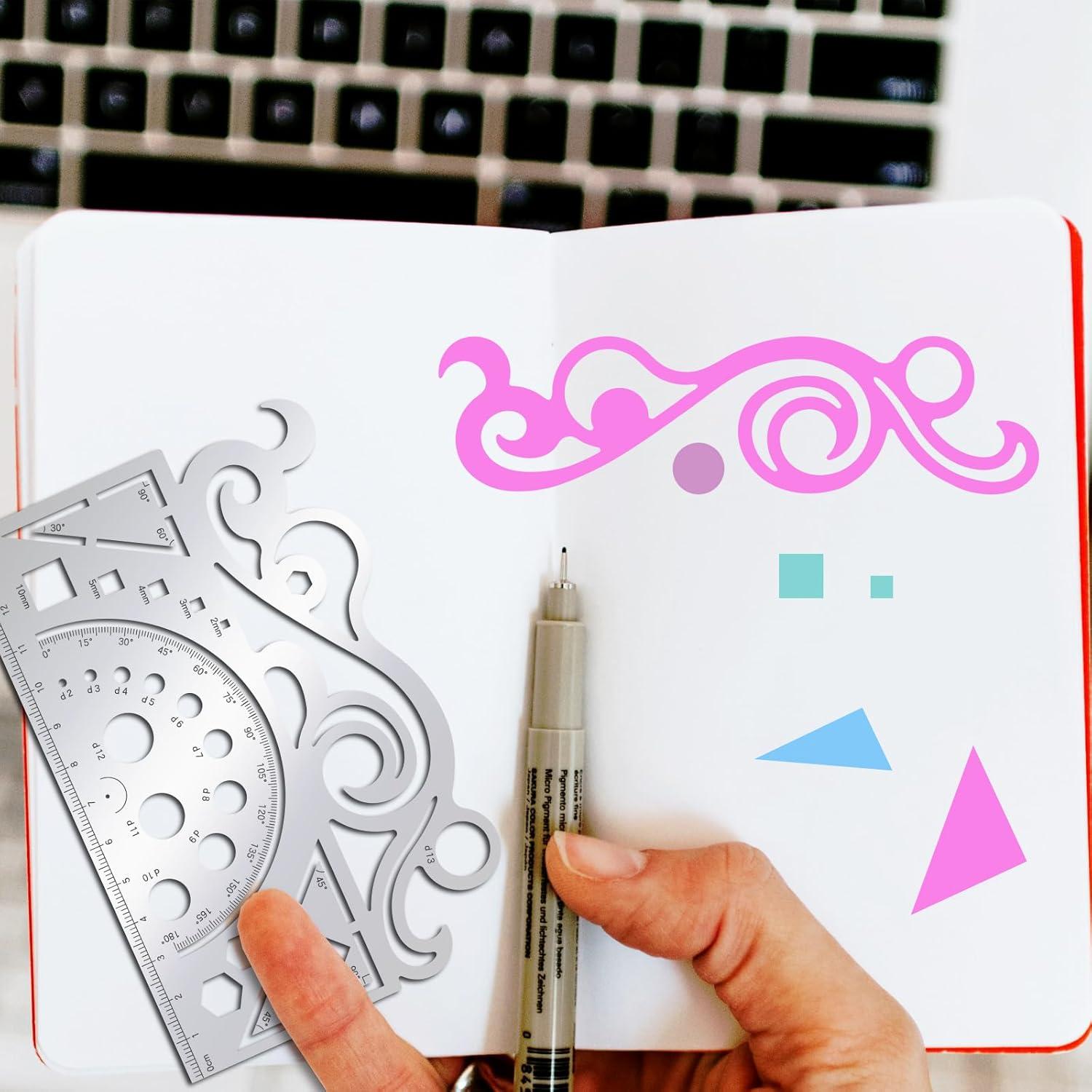 Plantilla de Curva Francesa ORIGACH de Acero Inoxidable 14x19cm