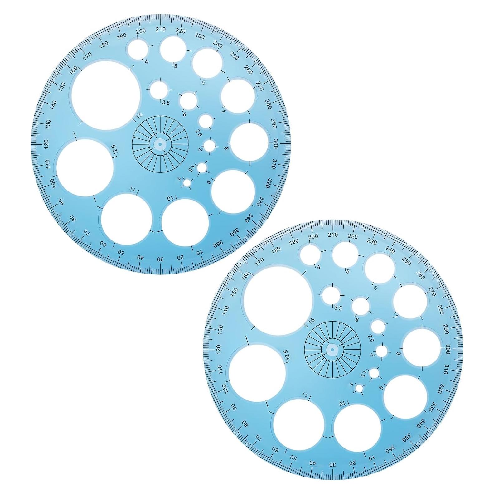 Plantilla de Círculo Azul Sorcristy 11.5 cm - 2 Piezas Reutilizables