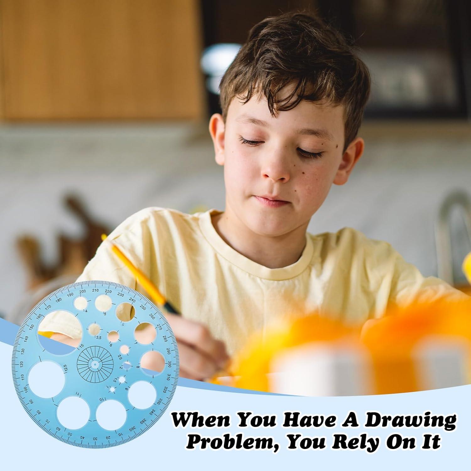 Plantilla de Círculo Azul Sorcristy 11.5 cm - 2 Piezas Reutilizables