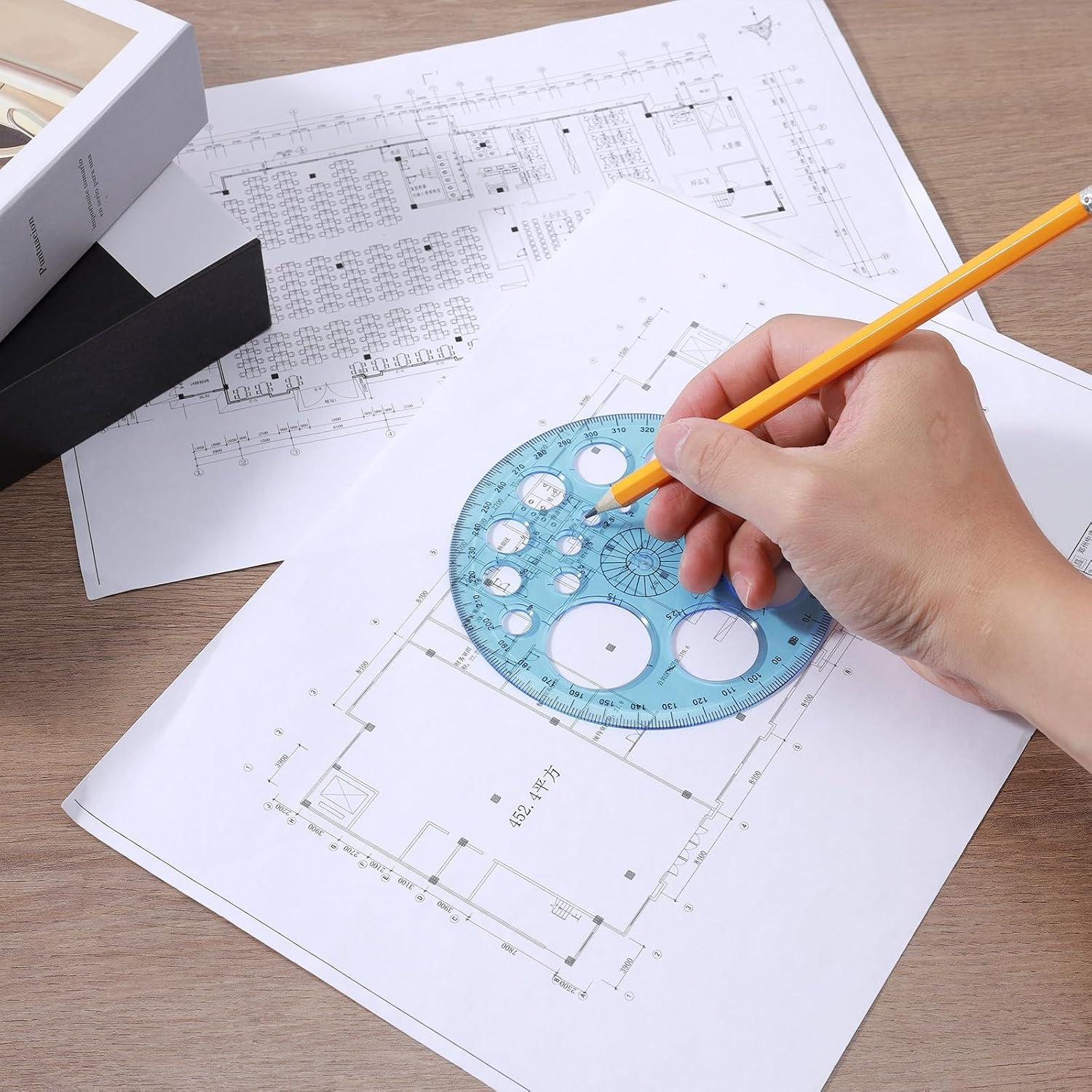 Plantilla de Círculo Azul Sorcristy 11.5 cm - 2 Piezas Reutilizables