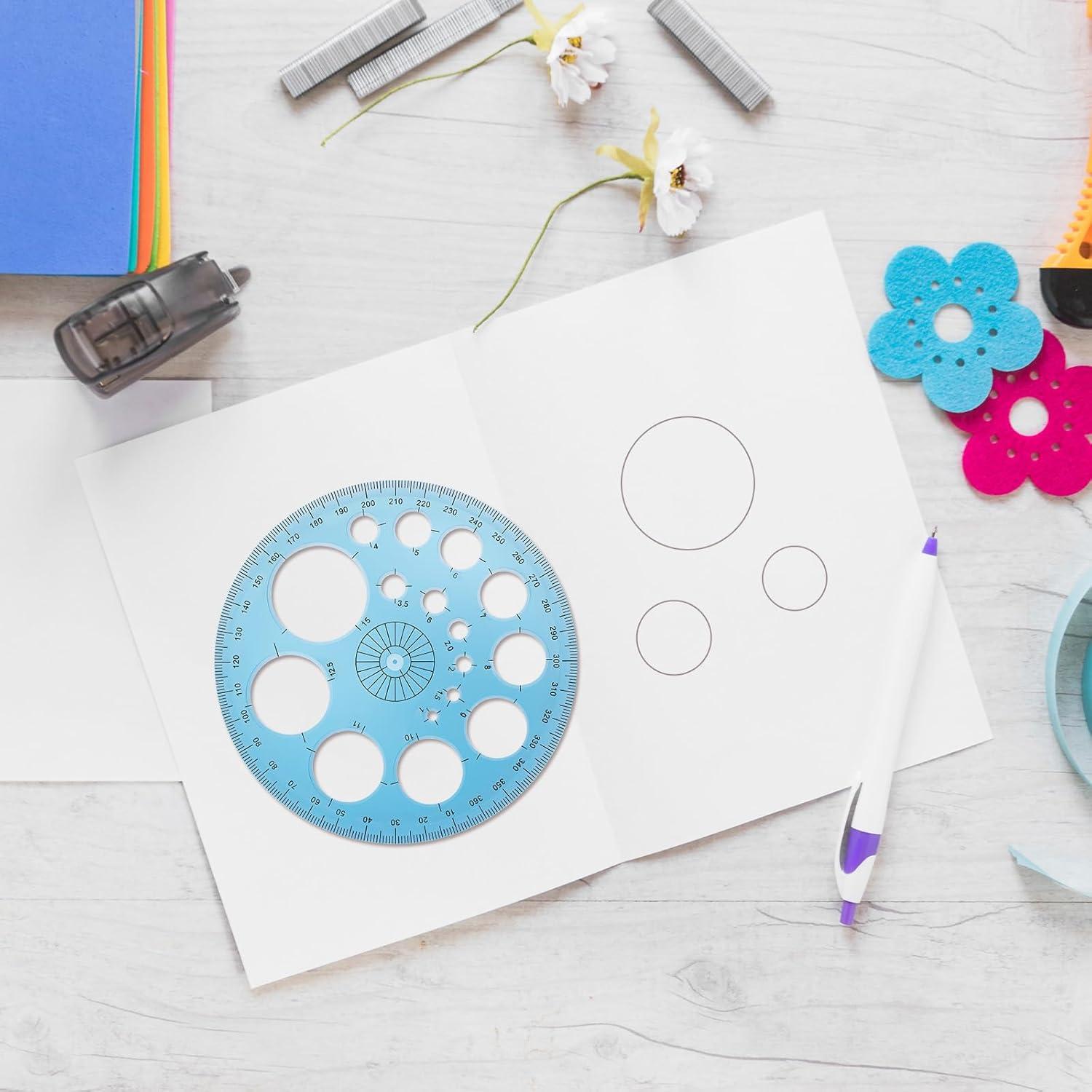 Plantilla de Círculo Azul Sorcristy 11.5 cm - 2 Piezas Reutilizables