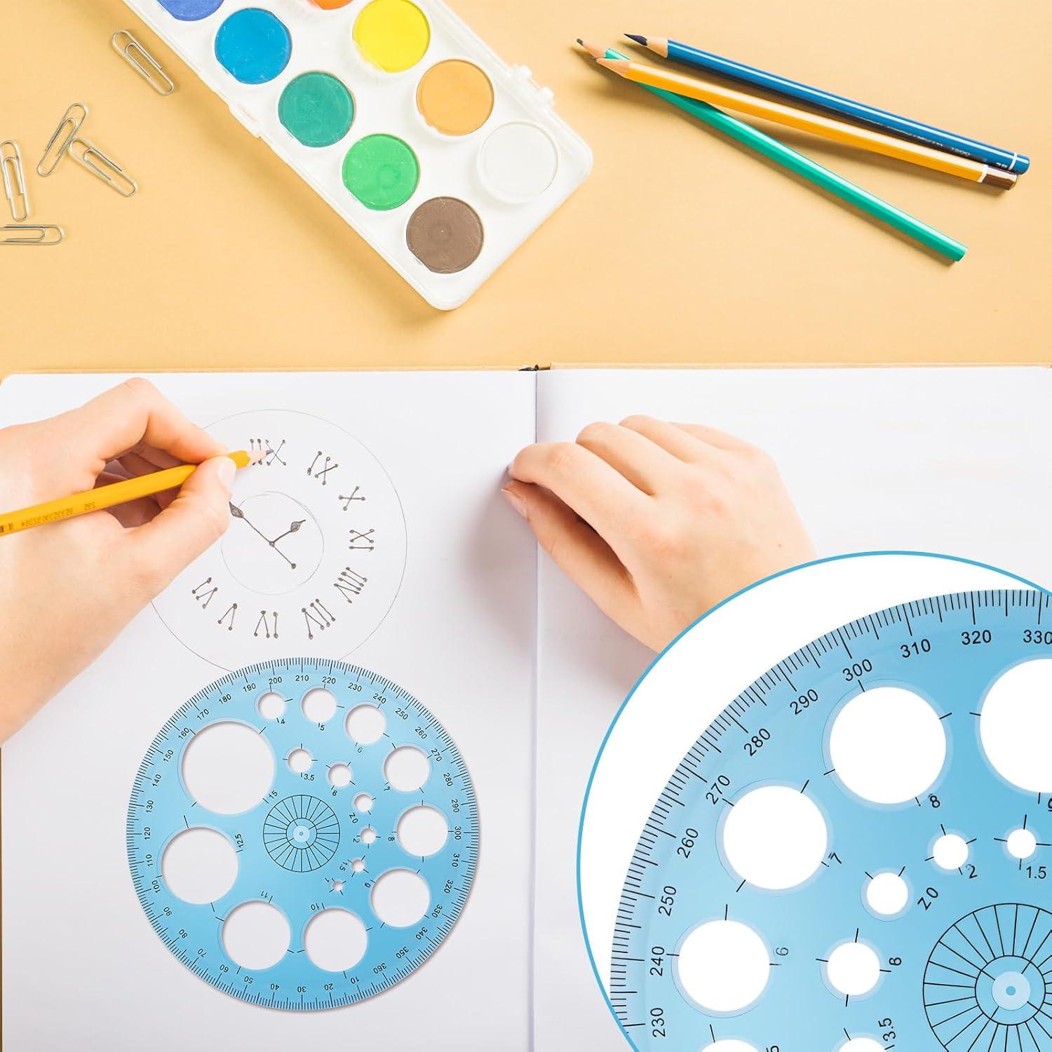 Plantilla de Círculo Azul Sorcristy 11.5 cm - 2 Piezas Reutilizables