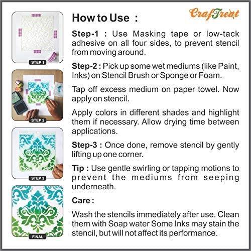 Plantilla Reutilizable Guion Francés CrafTreat A4 para Manualidades