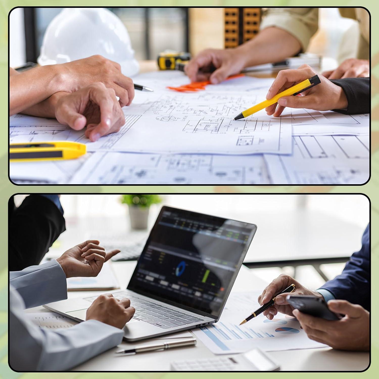 Regla Geométrica Multifuncional HARFINGTON 15cm Aluminio Negro