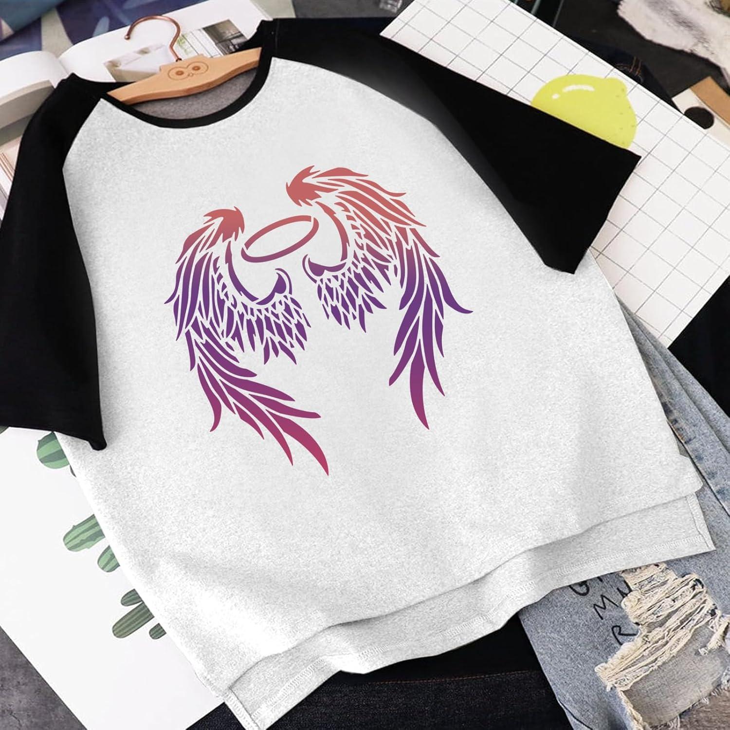 Plantillas de Alas de Ángel ORIGACH 4PCS 30x30 cm para Pintura