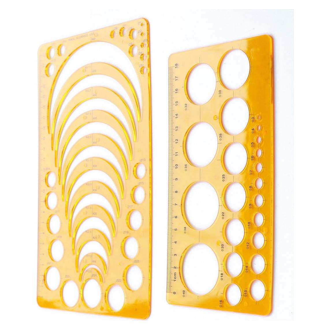 Juego de 2 Plantillas de Círculo LGEGE - 23cm y 18cm