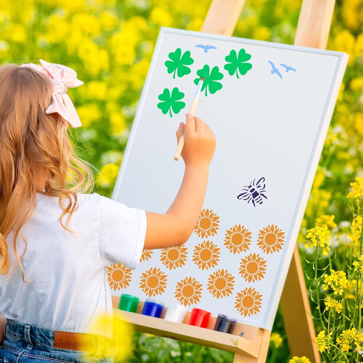 Kit Botánico y de Mariposas Yazhiji - 72 Plantillas Reutilizables