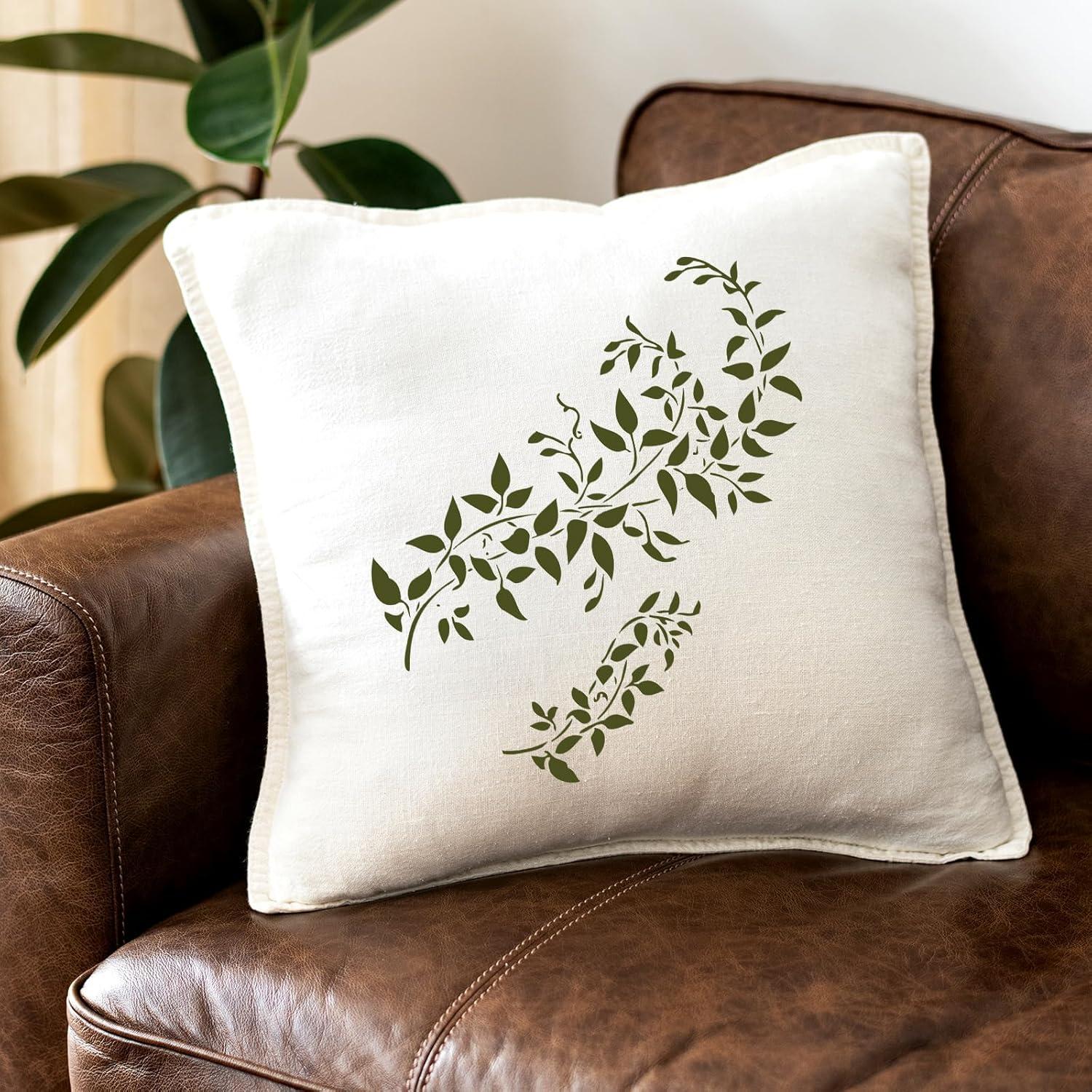 Plantilla de Enredadera A4 MOZEAT LENS para Pintura en Madera