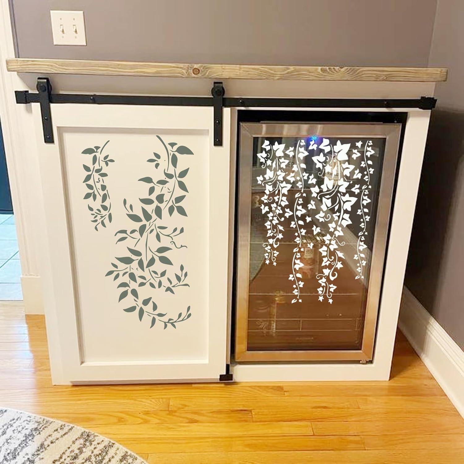 Plantillas de Pintura Yhliua para Hojas de Árbol - 6 Piezas Reutilizables